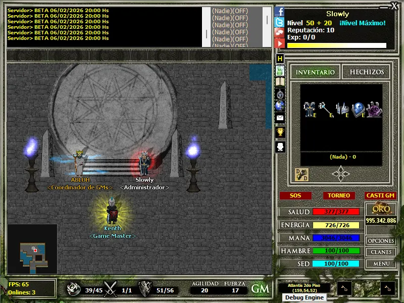 Pantalla 1 del juego