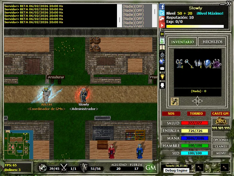 Pantalla 3 del juego